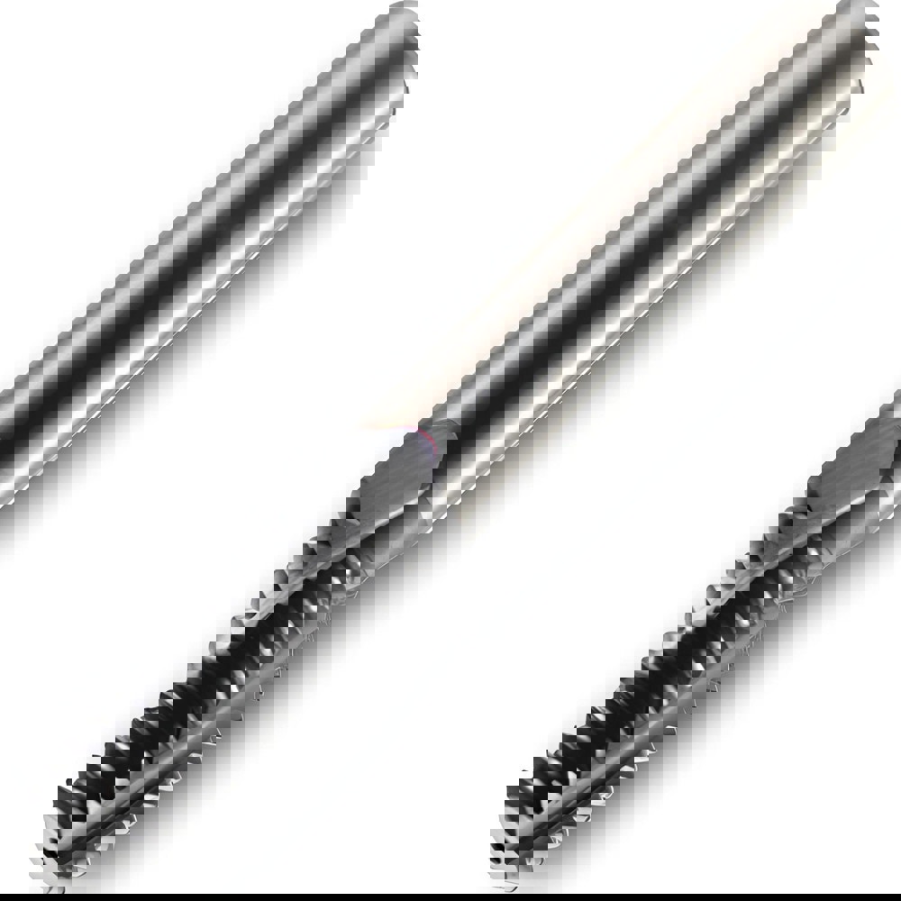Helical Flute Thread Mills; Material: Solid Carbide ; Thread Size (Inch): 1/4 ; Thread Depth (Decimal Inch): 0.4400 ; Thread Type: UN ; Shank Diameter (Decimal Inch): 0.2500 ; Shank Type: Cylindrical